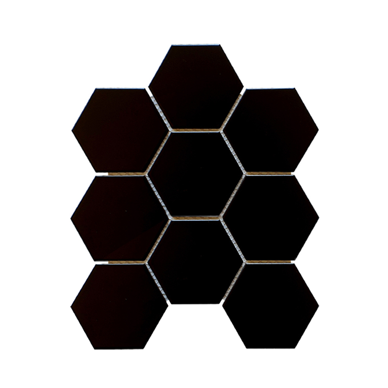 MOZZA TILE Hexa Grande Matte Black 95x110mm (256x295mm)